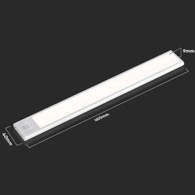 Lampada LED sottopensile con sensore LED/2W/5V 4000K 2200 mAh