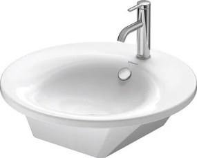 Lavabo 58 cm Monoforo per mobili a pavimento Starck Bianco Starck1 0406580000 Duravit