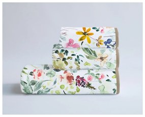 Set di 3 asciugamani in cotone e microfibra Calm Flowers - Surdic