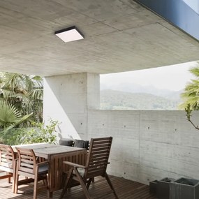 Rabalux - Plafoniera LED/24W/230V 2800-6000K IP44 nera