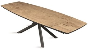 Tavolo allungabile FLOYD 300 cm con piano in Rovere Crudo