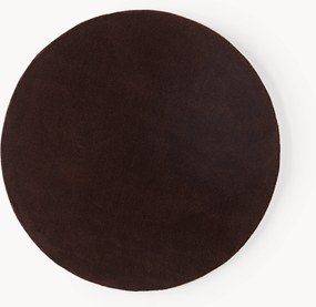 Tappeto rotondo in lana tessuto a mano Zayne