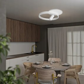 Plafoniera LED LED/38W/230V + 1xGU10/30W bianca