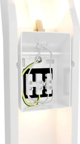 Applique da Parete G9 Luce Indiretta in Gesso Pitturabile