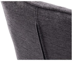 Sedia da pranzo grigio scuro Nolan - Unique Furniture