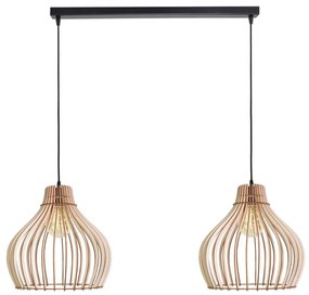 Lampadario su corda BARREL 2xE27/24W/230V