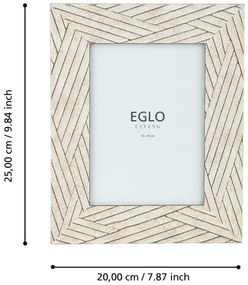 Eglo 423075 - Portafotografie KEMAYAN 13x18 cm beige
