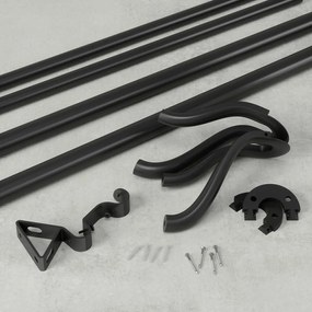 Mantovana estensibile in acciaio 107 - 305 cm Midnight - Umbra