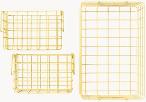 Set di 3 cestini in metallo Mustard Made