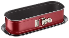 Tefal - Forma da forno ovale pieghevole DELIBAKE 30x11 cm rosso