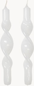 Set di 2 candele a bastoncino fatte a mano Twist