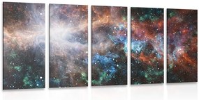 Quadri 5 pezzi – Galassia infinita
