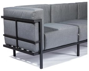 Divano da giardino a tre posti grigio grafite Bellisima - Bonami Selection