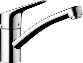 Rubinetto da cucina fisso diagonale MySport S argento cromato lucido HANSGROHE