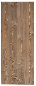 Anta per porta scorrevole Barn Wenge in legno massello wengé L 86 x H 215 cm reversibile