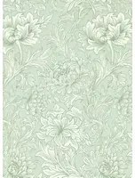 Morris & Co Tapete Simply Chrysanthemum Toile - Willow