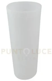 Vaso da giardino geco bianco 1xe27 ip65 38x90cm cavo 250cm i-geco-v...