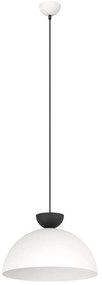 Lampadario Minimal Efesto Acciaio Bianco Nero 1 Luce Gx53