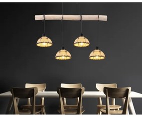 Globo 15442-4H - Lampadario su filo REX 4xE27/60W/230V