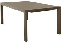 Tavolo da giardino allungabile 160 240x100x75 cm - taupe