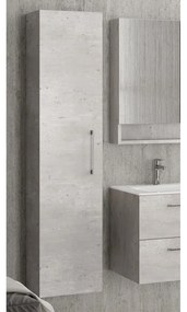 Kamalu - colonna bagno 160cm con maniglia e 4 ripiani modello el45