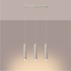 Lampadario color crema Castro – Sollux