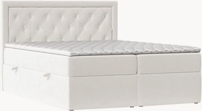 Letto boxspring in velluto fatto a mano con contenitore Maestro, H3