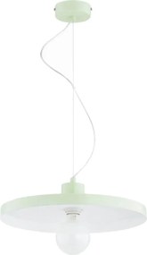 Lampadario sospeso su cavo ETERI 1xE27/15W/230V verde menta