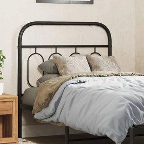 Testiera İn Metallo Nero 90 Cm /