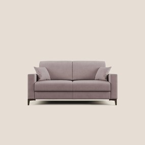 Kafka divano letto matrimoniale in morbido tessuto impermeabile T02 rosa