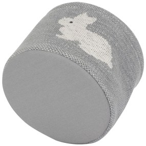 Organizer in cotone grigio Bunny, ø 16 cm - Kindsgut