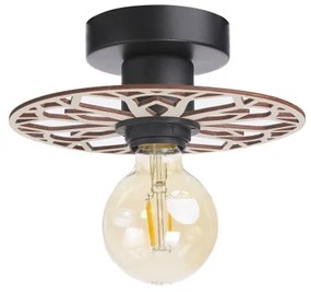 Lampadario a plafone FALCO 1xE27/60W/230V diametro 20 cm beige