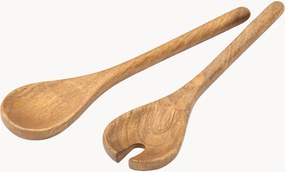 Set di 2 posate da insalata in legno di mango Big Love