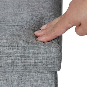 Panca SULTAN grigia chiara