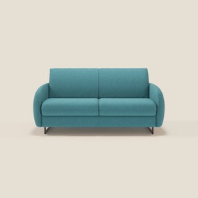 Ninfea divano letto Design Morbido con Piedini alti in Metallo e Materasso H18 cm in tessuto impermeabile T03