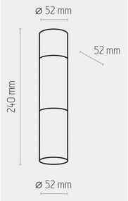 Faretto ELIT 1xGU10/10W/230V bianco