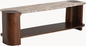Credenza bassa in legno di mango Leonina