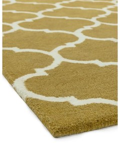 Tappeto in lana giallo ocra tessuto a mano 200x290 cm Albany - Asiatic Carpets