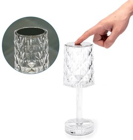 Aigostar- LED RGB Lampada da tavolo ricaricabile dimmerabile LED/1W/5V 1800mAh 26 cm + +TC