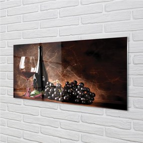 Quadro acrilico Un bicchiere di vino 100x50 cm