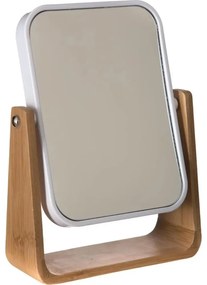 5five - Specchio cosmetico NATUREO 21,8x16 cm bambù/bianco