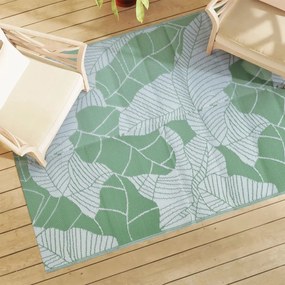 Tappeto Da Esterno Arakıl Verde 140x200 Cm İn Pp /