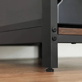 Scrivania SOLEA marrone/nera