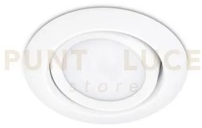 Rila faretto da incasso led 5w  450lm, 3000k  rotondo orientabile b...