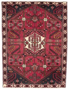 Hamedan Tappeto 120 x 160 Beige (Iran) Annodato A Mano