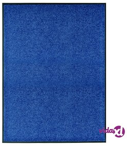 vidaXL Zerbino Lavabile Blu 90x120 cm