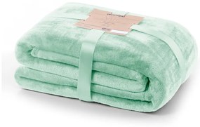 Coperta in microfibra verde menta , 160 x 210 cm Mic - DecoKing
