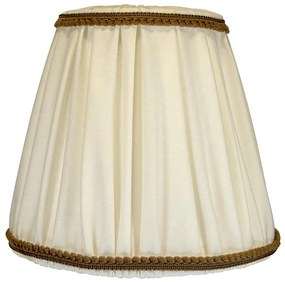 Duolla - Paralume per lampada da tavolo/terra E27 pr. 18,5 cm crema/marrone