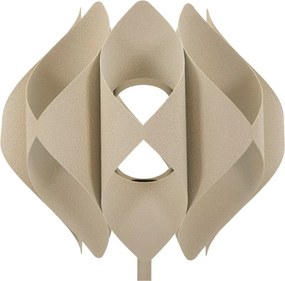 Lampada da terra beige con paralume in metallo (altezza totale 155 cm) Space – Mauro Ferretti