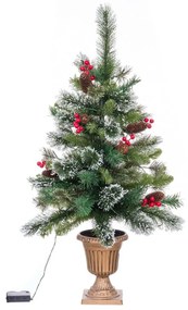 Albero di Natale Verde Multicolore 80 x 45 x 18 cm (4 Unità)